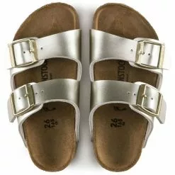 Little Girls' Birkenstock Arizona Sandal - Electric Metallic Gold 12 Little Girls' Birkenstock Arizona Sandal - Electric Metallic Gold -Chubbies Store girls birkenstock arizona 1014841 gold top 15455.1641595621