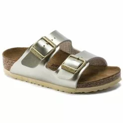 Little Girls' Birkenstock Arizona Sandal - Electric Metallic Gold 9 Little Girls' Birkenstock Arizona Sandal - Electric Metallic Gold -Chubbies Store girls birkenstock arizona 1014841 gold 13317.1641595621