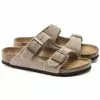 Little Girls' Birkenstock Arizona Sandal - Taupe 1 Little Girls' Birkenstock Arizona Sandal - Taupe -Chubbies Store girls birkenstock arizona 1021704 taupe main 56220.1641595566