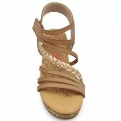 Girls' Blowfish Liddie Wedged Sandal -Chubbies Store girls blowfish liddie wedge BF 9336K RGOLDND rosegold nude top 27537.1651779559