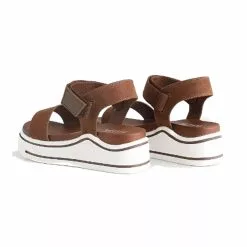 Mia 1976 Girl's Mia Haylo Platform Sandals -Chubbies Store girls mia haylo MHK0225 cognac back 08589.1679599675