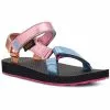 Girls' Teva Original Universal Shimmer Sandal - Pink Multi -Chubbies Store girls teva original universal shimmer sandal 1124010C PKMU pink multi 56472.1653582999
