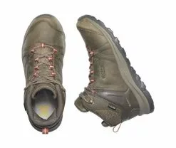 Keen Footwear Women's Keen Terradora II Leather Mid Waterproof Boot -Chubbies Store keen womens terradora ii leather mid wp brindle top 00977.1602534178