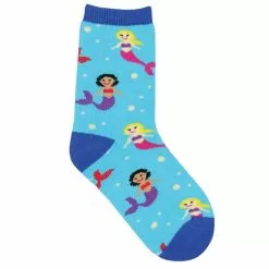 Kids' 7-10 Years Socksmith Mermaid You Look Socks (Fits Shoe Size 12-5)