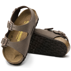Kids' Birkenstock Roma Sandal -Mocha -Chubbies Store kids birkenstock roma 233073 mocha main 15616.1624379481