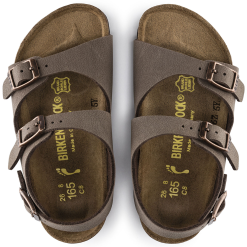 Kids' Birkenstock Roma Sandal -Mocha -Chubbies Store kids birkenstock roma 233073 mocha top 82284.1607617774