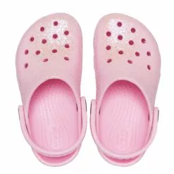 Girls Crocs Toddler Classic Glitter Clog -Chubbies Store kids crocs girls toddler classic glitter clog 206992 6s0flmng flamingo pink top 86382.1678123303