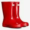 Hunter Boots Little Kids' Hunter Original First Classic Gloss Rain Boots -Chubbies Store kids hunter original classic gloss rain boots KFT5003RGL military red 45918.1622753473