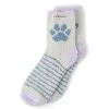 Life Is Good, Inc. Women's Life Is Good Pawprint Snuggle Sock -Chubbies Store life is good putty pawprint snuggle sock 88666 putty white main 59468.1682606013