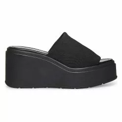 Women's Madden Girl Wesley Slide Sandal -Chubbies Store madden girl womens w wesley wesley black side 44701.1681505666