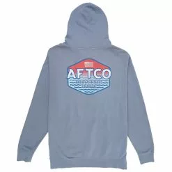 Aftco Bluewater Men's Aftco Sunset Pullover Hoodie -Chubbies Store mens aftco sunset pullover hoodie MFP4196 blue main 92697.1663786210