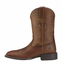 Men's Ariat Sport Wide Square Toe Western Boot -Chubbies Store mens ariat sport wide square toe western boot 10016291 fiddlebrown side 00123.1661265999