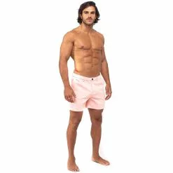 Men's Bermies Cotton Shorts 8 Men's Bermies Cotton Shorts -Chubbies Store mens bermies cotton shorts COTTONSHORTS pink front lifestyle 61098.1643639645