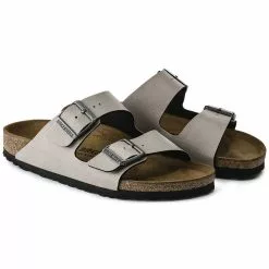 Men's Birkenstock Arizona Birko Flor - Pull Up Stone