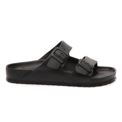Men's Birkenstock Arizona EVA Sandal - Black 10 Men's Birkenstock Arizona EVA Sandal - Black -Chubbies Store mens birkenstock arizona eva 129421 black side 15226.1615829353