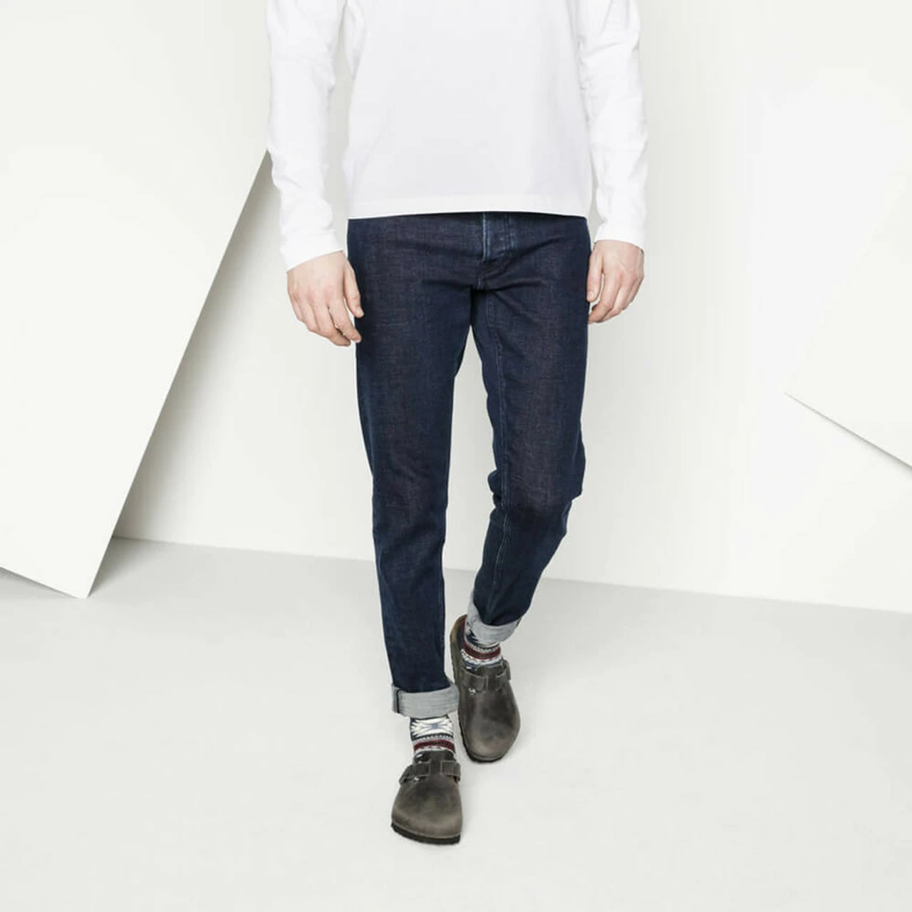 Men's Birkenstock Boston Soft Footbed Clog - Iron 9 Men's Birkenstock Boston Soft Footbed Clog - Iron - Image 7