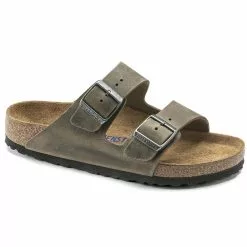 Men's Birkenstock Arizona Soft Footbed Sandal - Faded Khaki -Chubbies Store mens birkenstock srizona soft footbed 1019313 faded khaki front 71769.1642530897