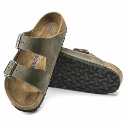 Men's Birkenstock Arizona Soft Footbed Sandal - Faded Khaki -Chubbies Store mens birkenstock srizona soft footbed 1019313 faded khaki top bottom 69007.1642530897