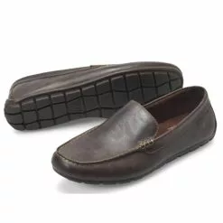Born Footwear Men's Allan Driving Loafer - Dark Brown
