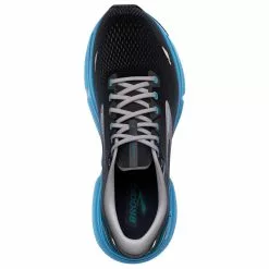 Men's Brooks Ghost 15 -Chubbies Store mens brooks ghost 15 sneaker 1103931D 056 black blue top 79119.1673388222