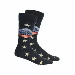 Men's Brown Dog Freedom Isn't Free Socks