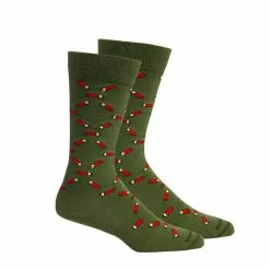 Men's Brown Dog Sage High Brass Socks