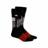 Men's Brown Dog Maude - The Thin Red Line Socks