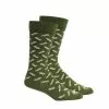 Men's Brown Dog Sage Peanuts Socks