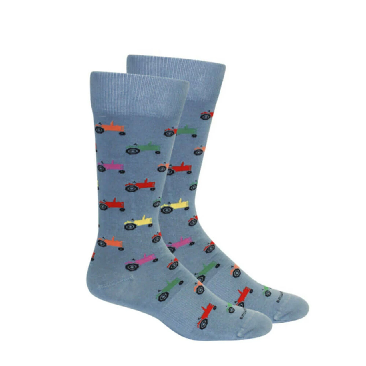 Men's Brown Dog Tractor Socks 3 Men's Brown Dog Tractor Socks