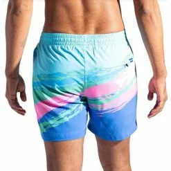 Men's Chubbies 5.5" The Day Rockets Stretch Swim Trunk -Chubbies Store mens chubbies the day rockets 5.5in stretch swim trunk 109211 10 light pastel blue back 06977.1646860627