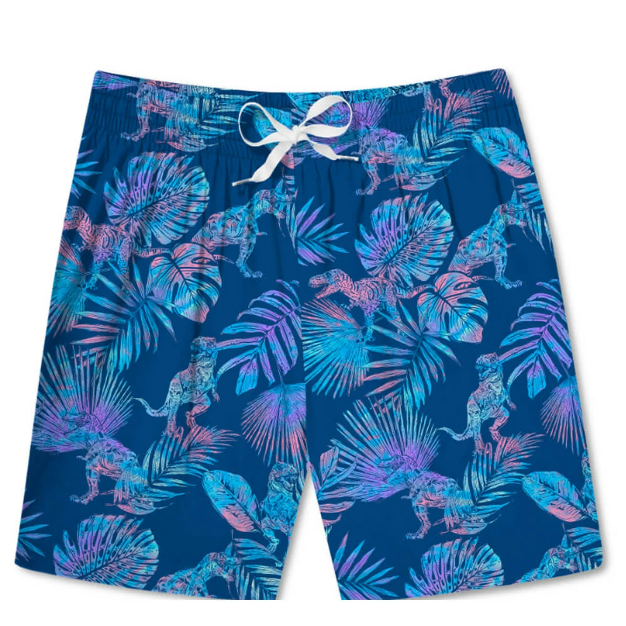 Men's Chubbies 7" The Prehistoric Blues Stretch Swim Trunks 3 Men's Chubbies 7" The Prehistoric Blues Stretch Swim Trunks