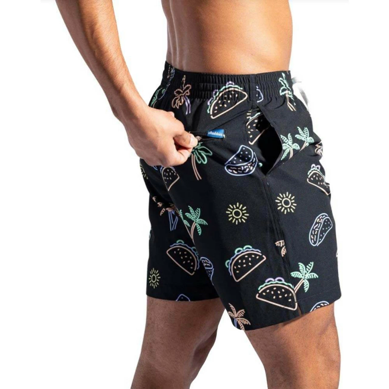 Men's Chubbies 7" The Taco To The Palms Stretch Swim Trunks 4 Men's Chubbies 7" The Taco To The Palms Stretch Swim Trunks - Image 2