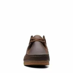 Men's Clarks Shacre II Run Shoe -Chubbies Store mens clarks shacre II run beeswax 26159432 brown front 79121.1631121101