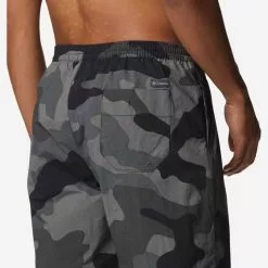 Columbia Sportswear Men's Columbia 8" Summerdry Short -Chubbies Store mens columbia summerdry short 1930461 012BlackModCamo backcloseup 22482.1643752575
