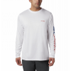 Columbia Sportswear Men's Columbia Terminal Tackle PFG Long Sleeve Shirt -Chubbies Store mens columbia terminal tackle pfg sleeve long sleeve shirt 1707741 101whites front 80883.1617899359