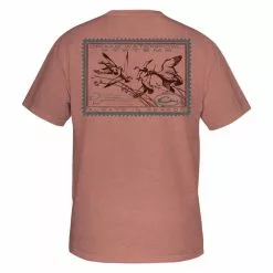 Men's Drake Short Sleeve Stamped Teal Tee