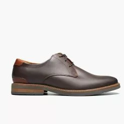 Men's Florsheim Highland Plain Toe Oxford -Chubbies Store mens florsheim highland plain toe oxford 14272 215BrownCH side2 07167.1622644379