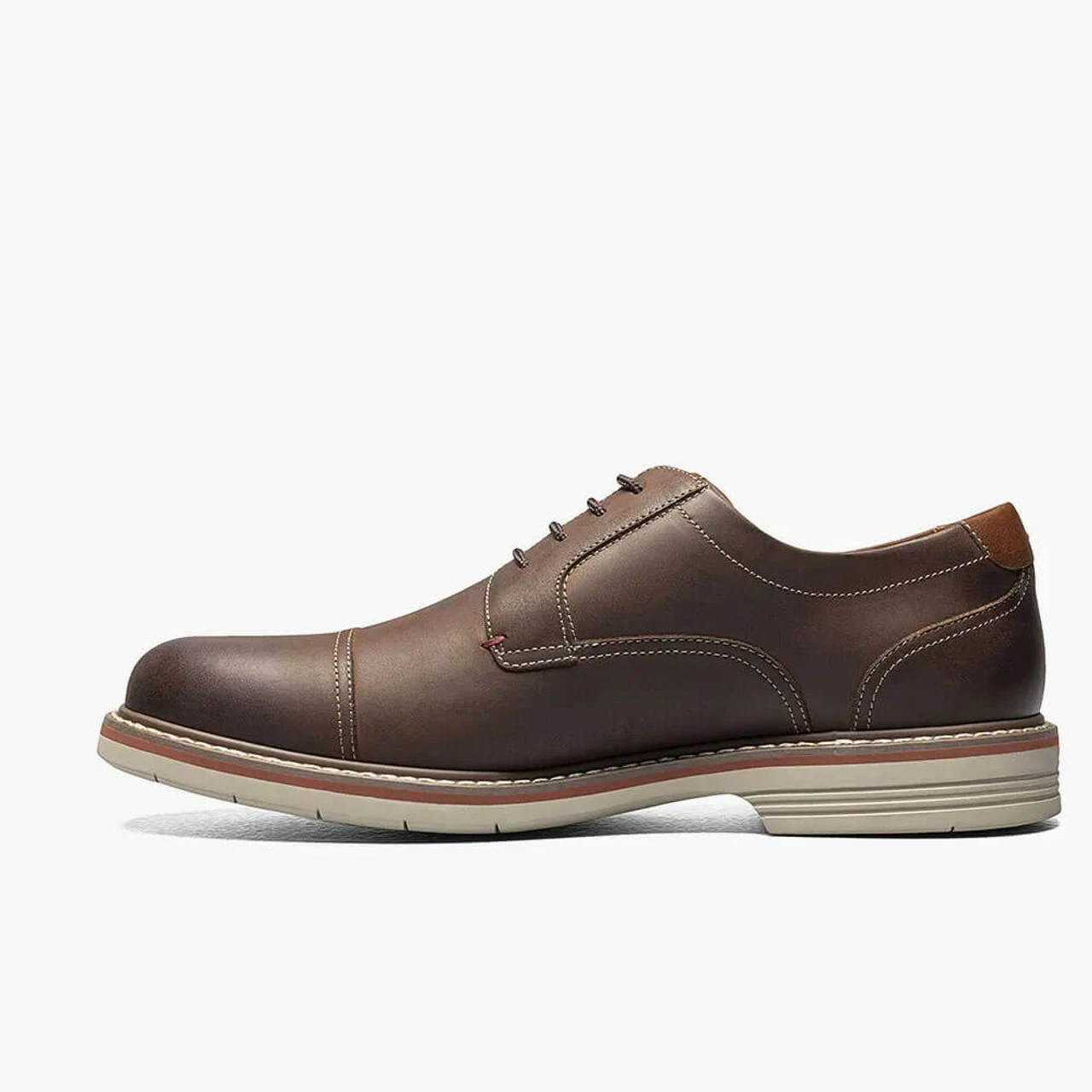 Men's Florsheim Norwalk Cap Toe Oxford Dress Shoe - Brown CH 6 Men's Florsheim Norwalk Cap Toe Oxford Dress Shoe - Brown CH - Image 4