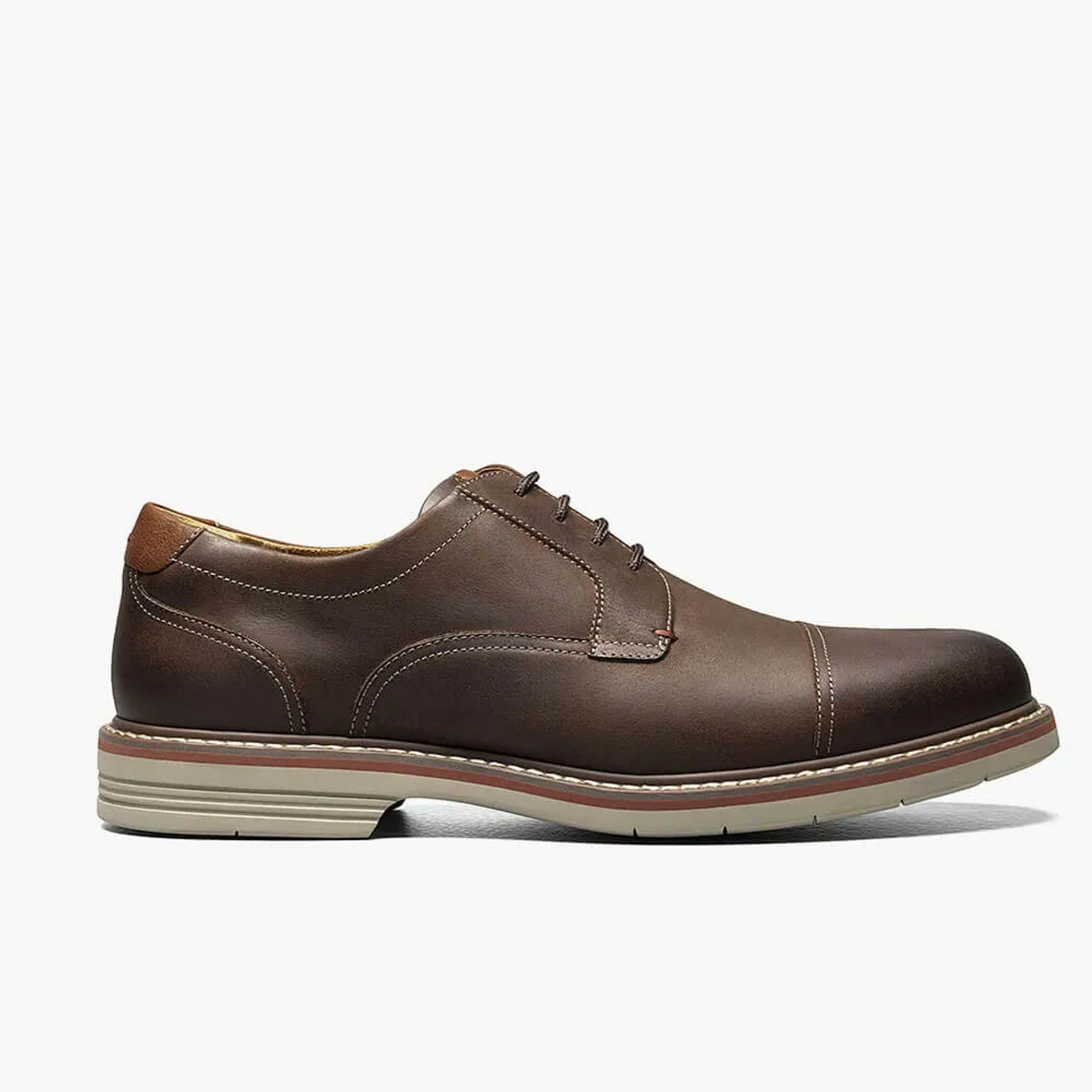 Men's Florsheim Norwalk Cap Toe Oxford Dress Shoe - Brown CH 7 Men's Florsheim Norwalk Cap Toe Oxford Dress Shoe - Brown CH - Image 5