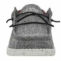 Men's Hey Dude Wally Eco Linen - Black -Chubbies Store mens hey dude wally eco linen shoe 112474987 black front 38197.1666901397