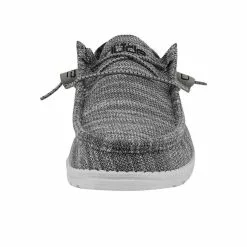 Men's Hey Dude Granite Wally Stretch Shoe -Chubbies Store mens hey dude wally stretch stone 110383045 granite front 90428.1632761000