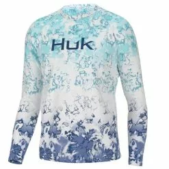 Men's Huk Long Sleeve Fin America Fade Pursuit Shirt