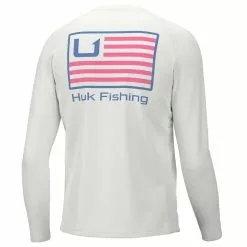 Men's Huk Long Sleeve Huk And Bars Pursuit Shirt