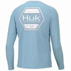 Men's Huk Long Sleeve Huktagon Pursuit Shirt
