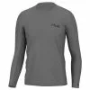 Men's Huk Long Sleeve Icon X Tee -Chubbies Store mens huk icon x shirt H1200480 016 night owl grey main 28546.1675100703