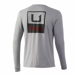 Men's Huk Long Sleeve Brand Box Tee