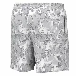 Men's Huk Pursuit Volley Fin Flats Short -Chubbies Store mens huk pursuit volley fin flats shorts H2000172 034 harbor mist grey back 94008.1675100214