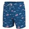 Men's Huk Pursuit Volley Fish Flags Short -Chubbies Store mens huk pursuit volley fish and flags shorts H2000167 489 set sail blue main 78906.1675098972