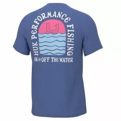 Men's Huk Short Sleeve Sun And Surf Tee