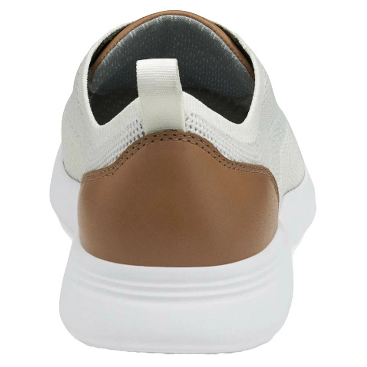 Men's Johnston & Murphy Amherst Knit U-Throat Sneaker - Off White 6 Men's Johnston & Murphy Amherst Knit U-Throat Sneaker - Off White - Image 4